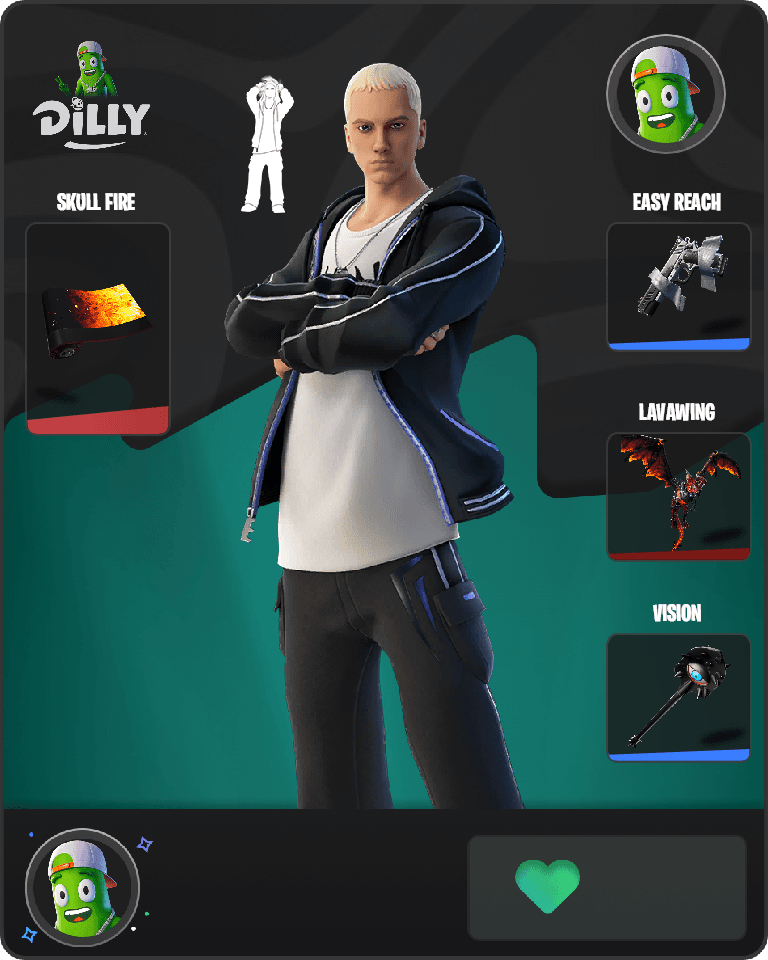 Slim Shady Fortnite combo