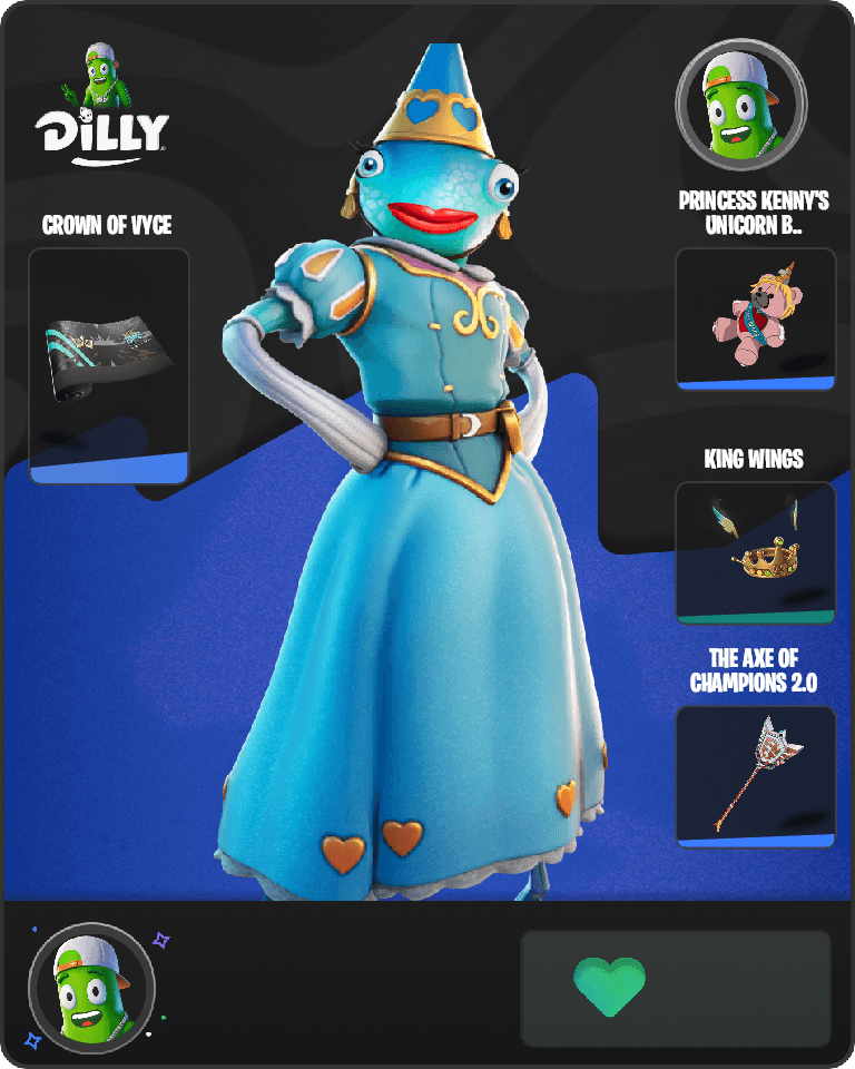 Princess Felicity Fish Fortnite combo