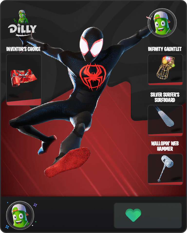 Spider-Man (Miles Morales) Fortnite combo