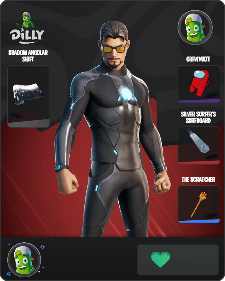 Tony Stark Fortnite combo