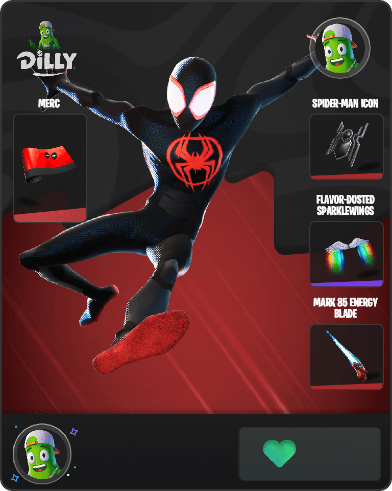 Spider-Man (Miles Morales) Fortnite combo