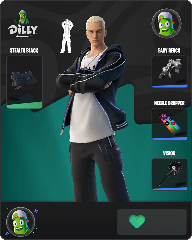 Slim Shady Fortnite combo