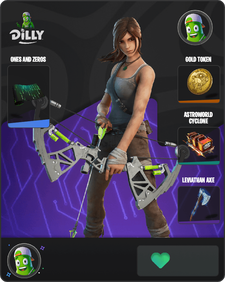 Lara Croft Fortnite combo