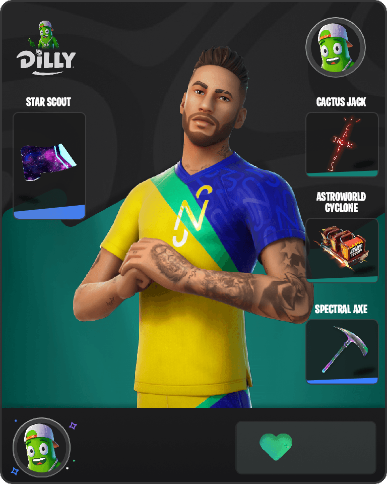Neymar Jr Fortnite combo