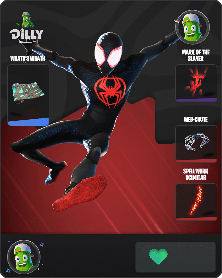 Spider-Man (Miles Morales) Fortnite combo