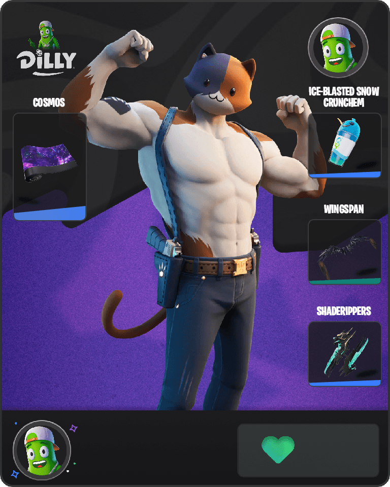 Meowscles Fortnite combo