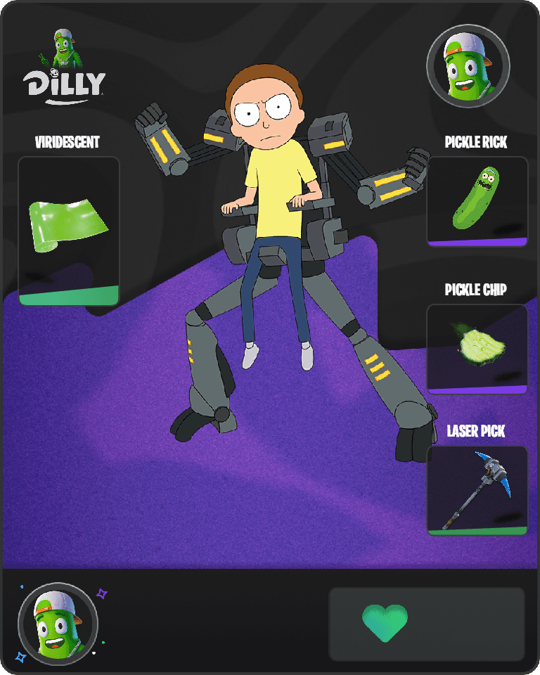 Mecha Morty Fortnite combo