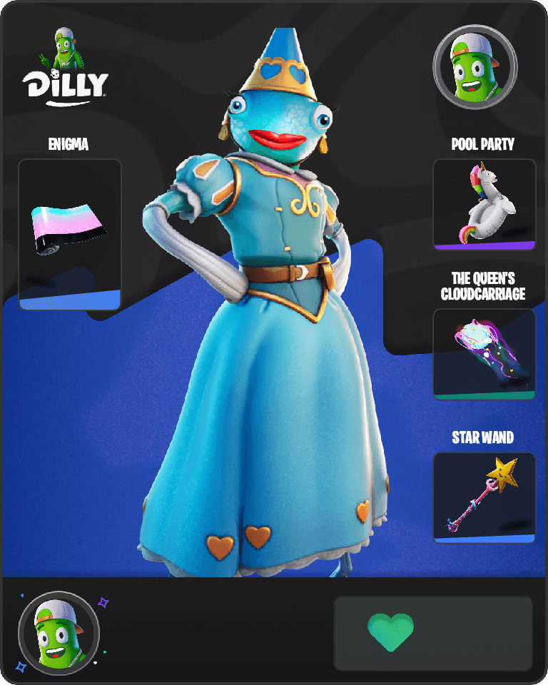 Princess Felicity Fish Fortnite combo