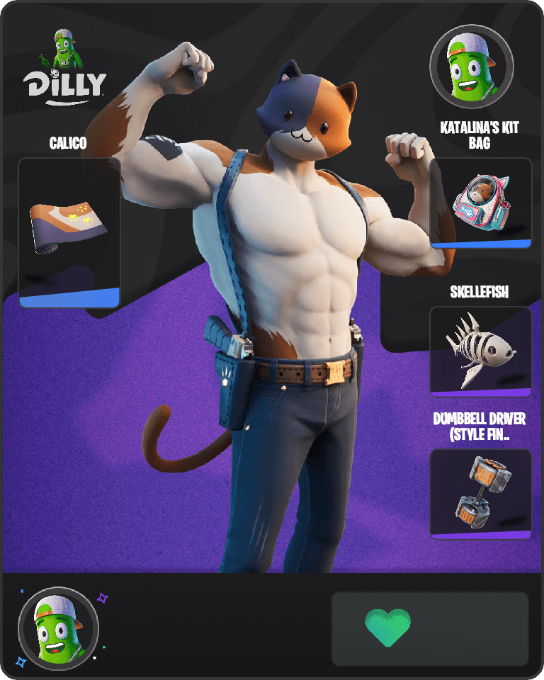 Meowscles Fortnite combo