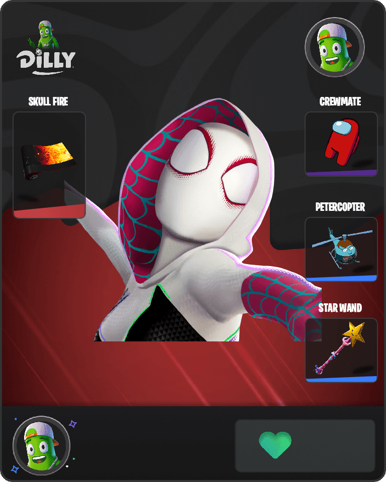 Spider-Gwen Fortnite combo