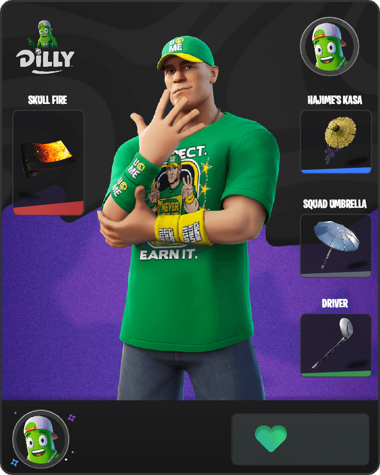 John Cena Fortnite combo
