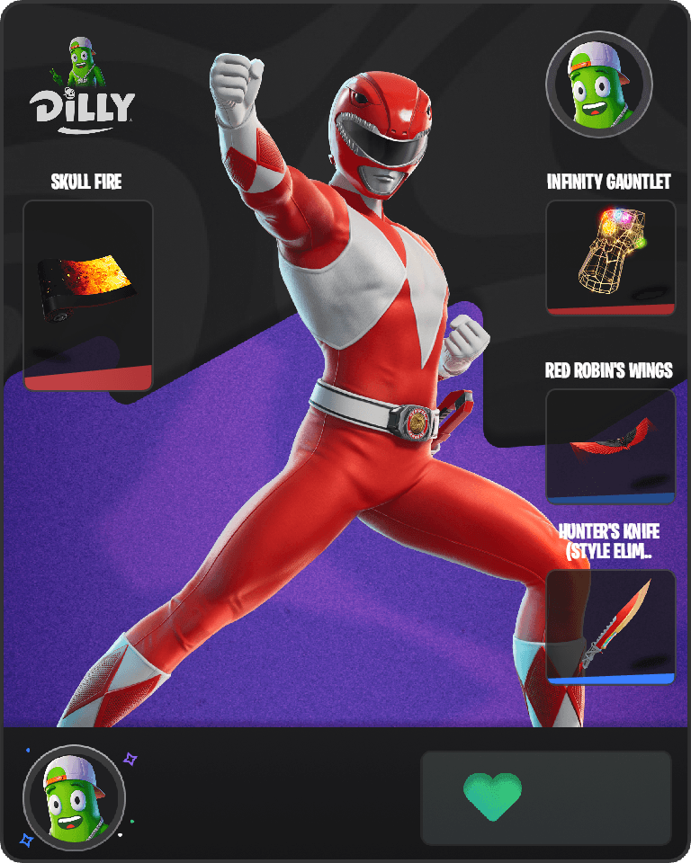 Red Ranger Fortnite combo