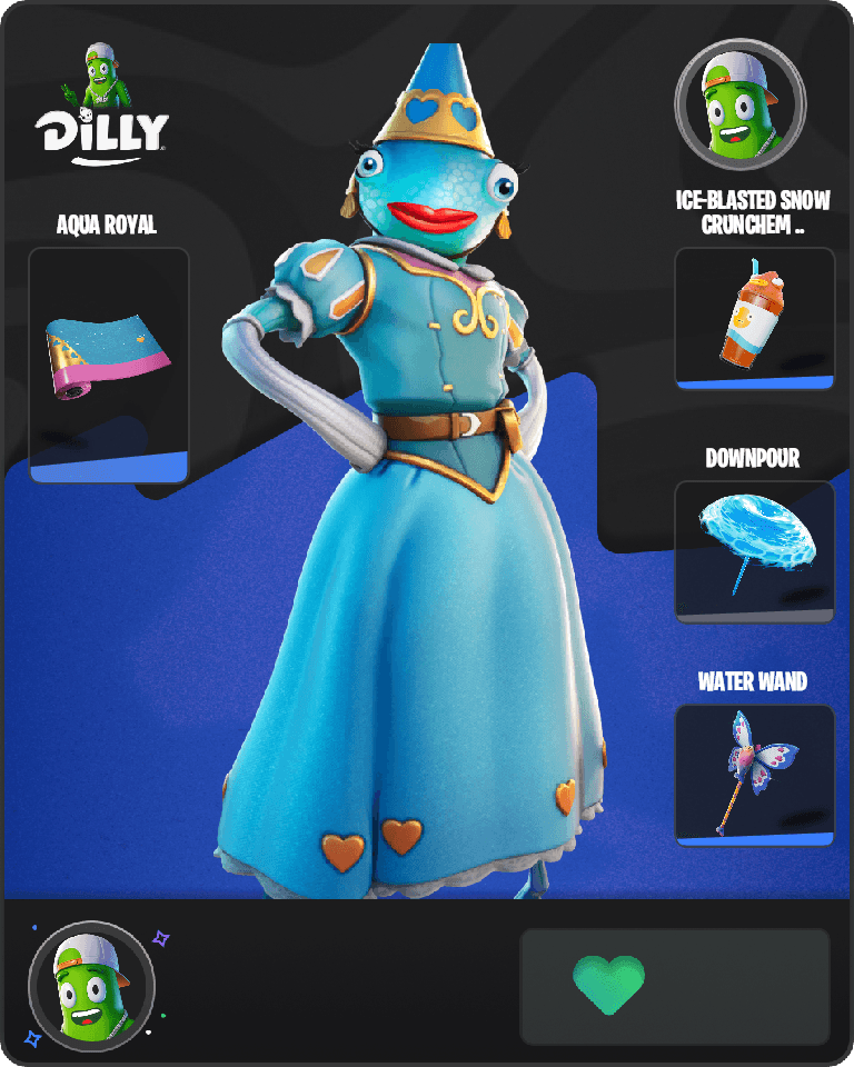 Princess Felicity Fish Fortnite combo