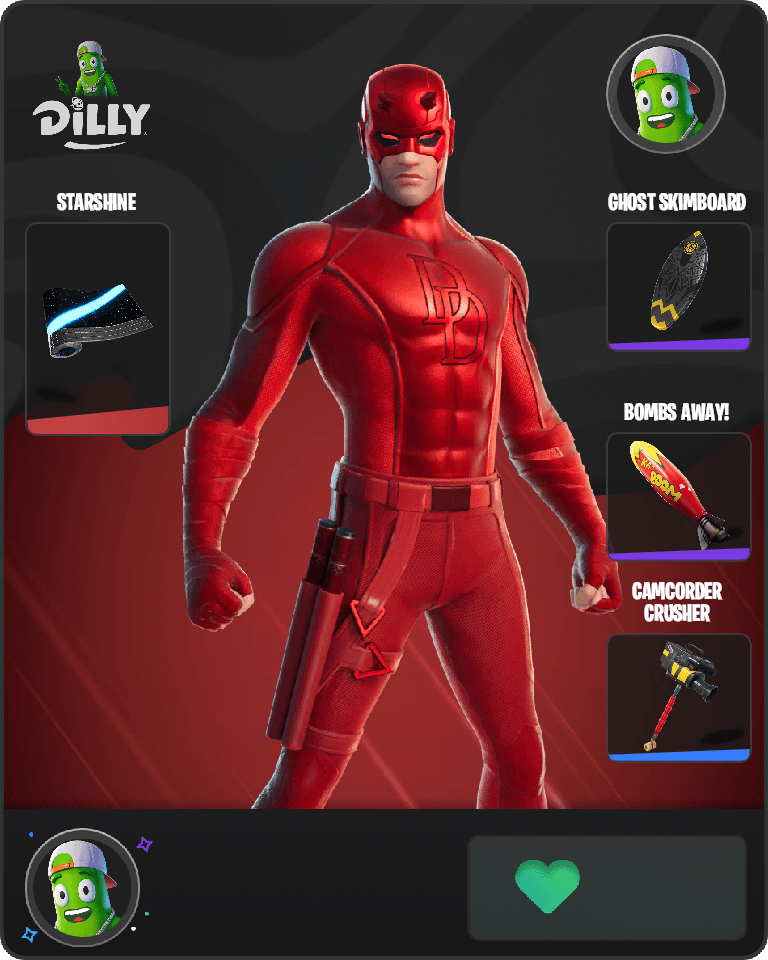 Daredevil Fortnite combo
