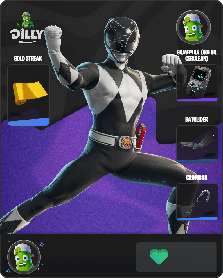 Black Ranger Fortnite combo