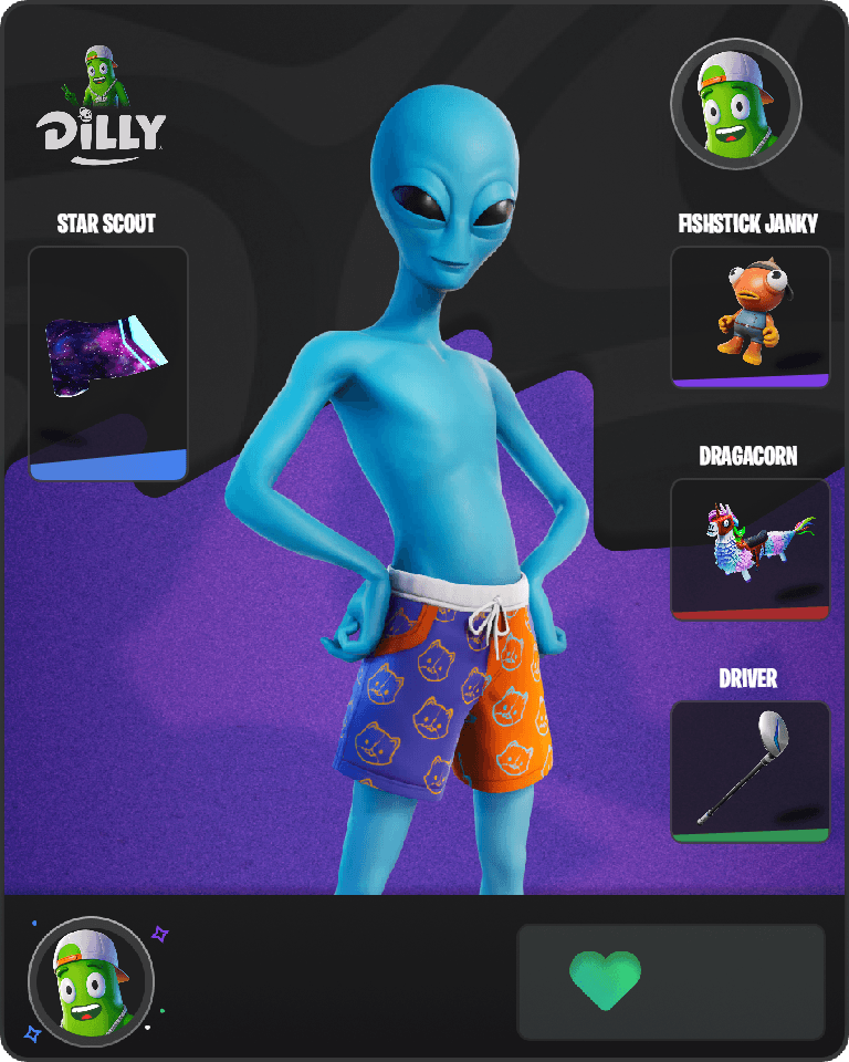 Human Bill Fortnite combo