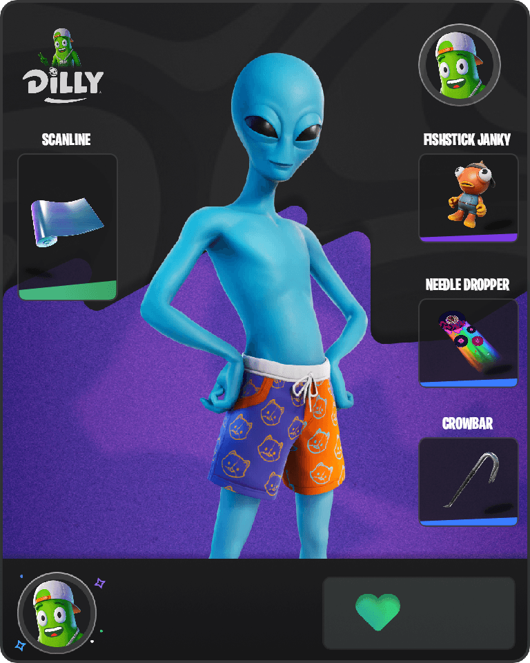 Human Bill Fortnite combo