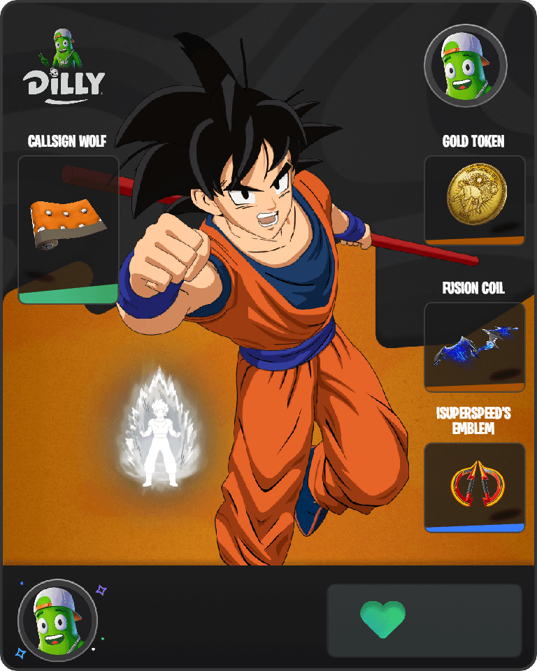 Son Goku Fortnite combo