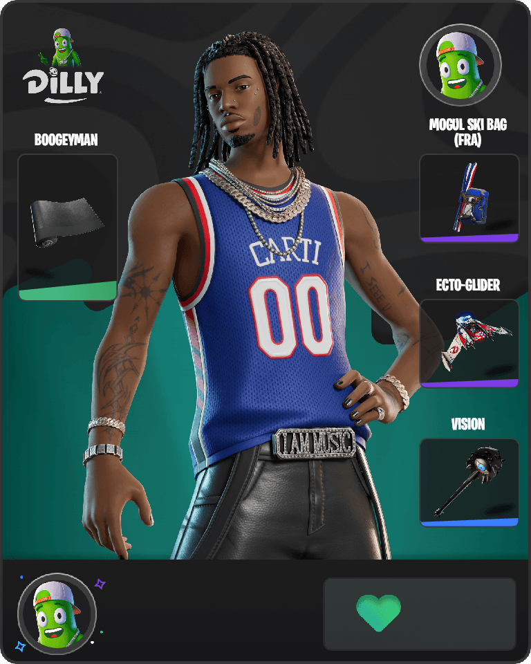Playboi Carti Fortnite combo