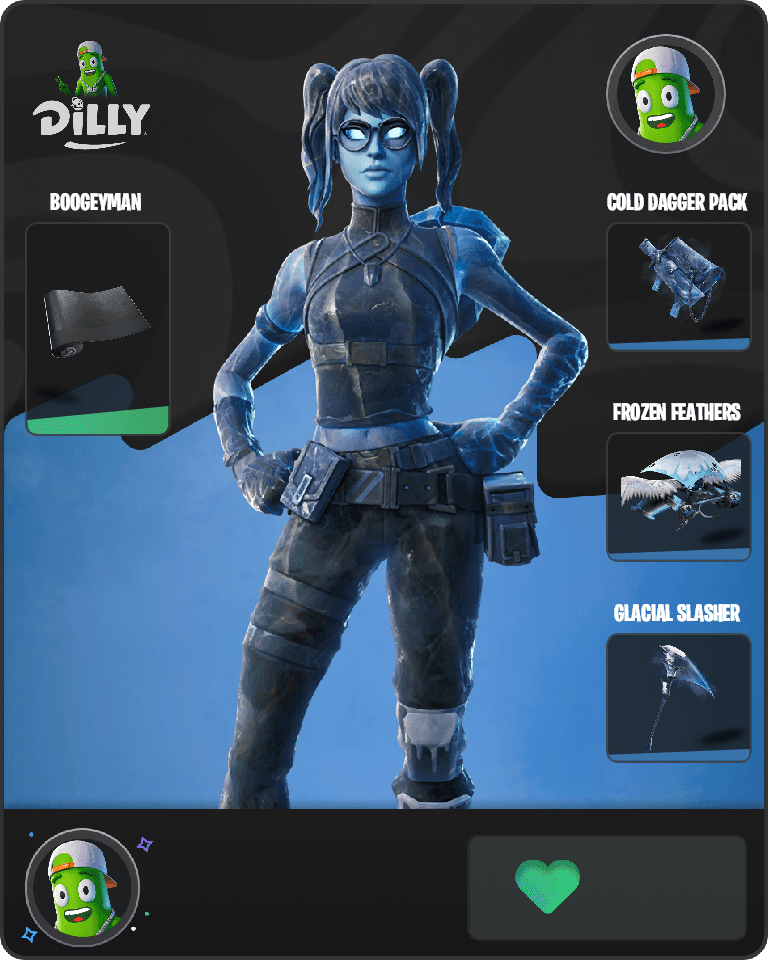 Ice Crystal Fortnite combo