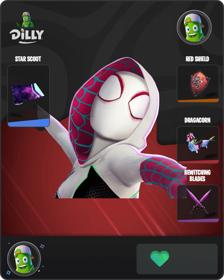 Spider-Gwen Fortnite combo