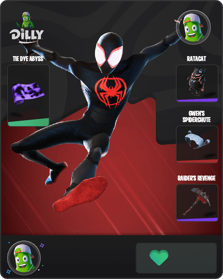Spider-Man (Miles Morales) Fortnite combo