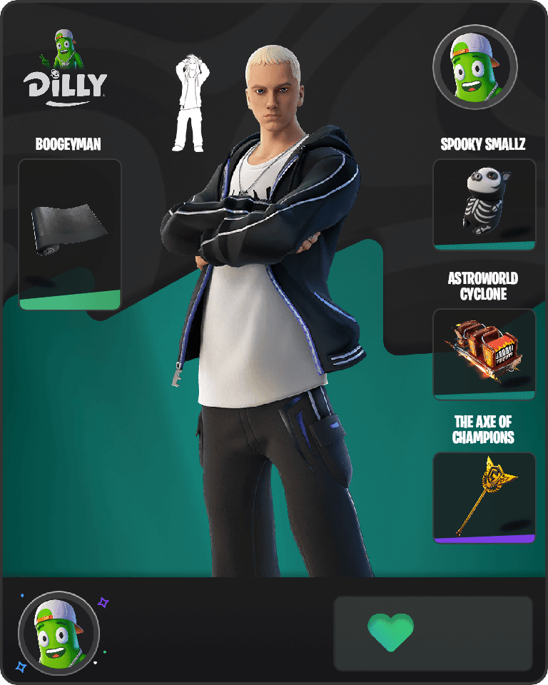 Slim Shady Fortnite combo