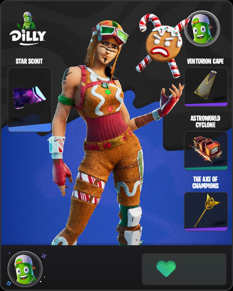 Gingerbread Raider combo by DillyFan128635