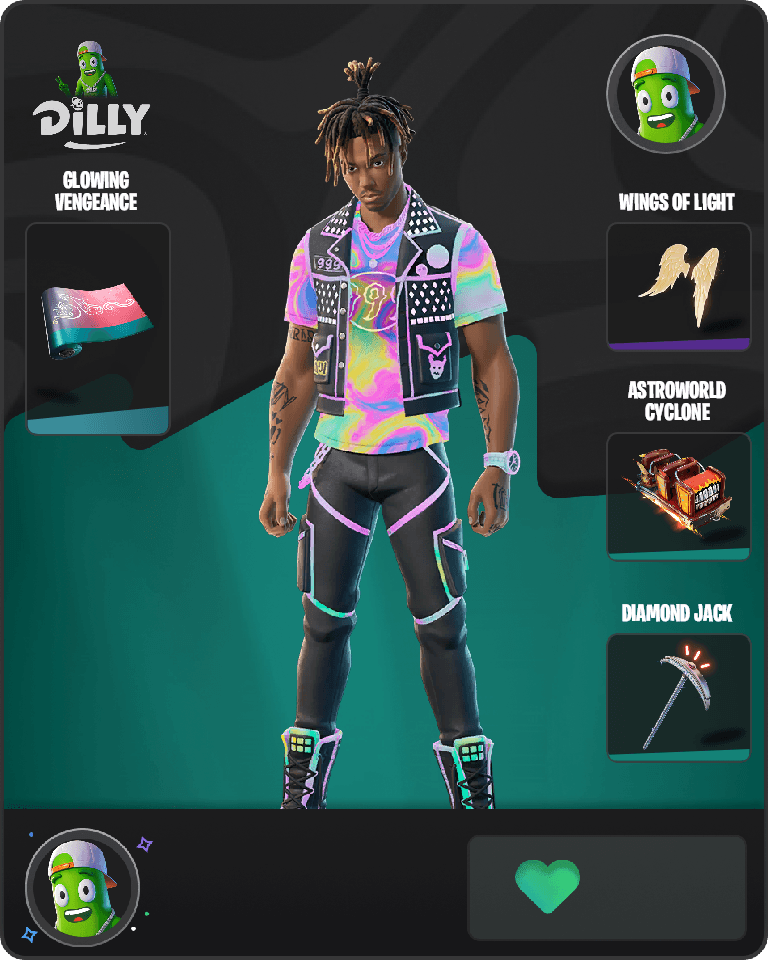 Juice WRLD Fortnite combo