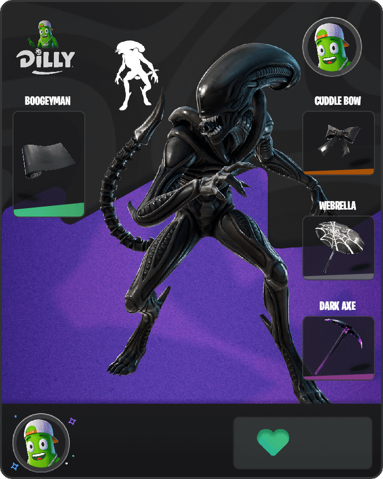 Xenomorph Fortnite combo