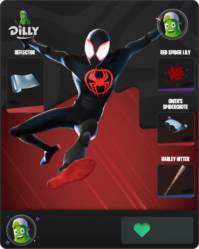 Spider-Man (Miles Morales) Fortnite combo