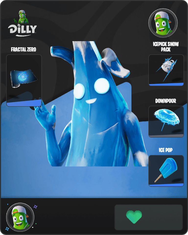 Polar Peely Fortnite combo