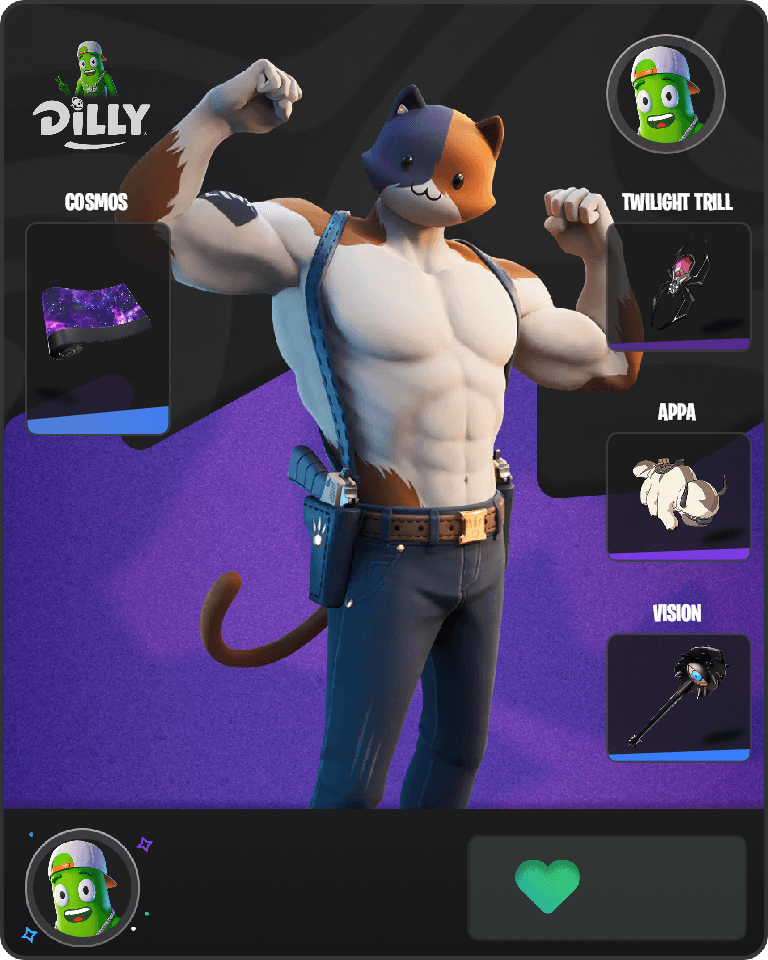 Meowscles Fortnite combo