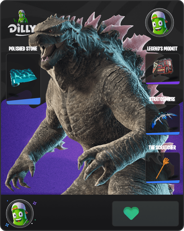 Godzilla Evolved Fortnite combo