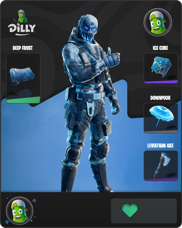 Icy Metal Mouth Fortnite combo