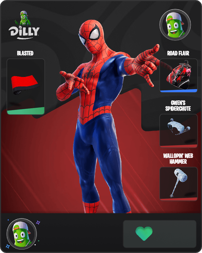 Spider-Man Fortnite combo
