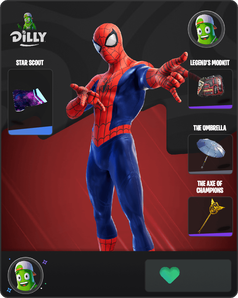Spider-Man Fortnite combo