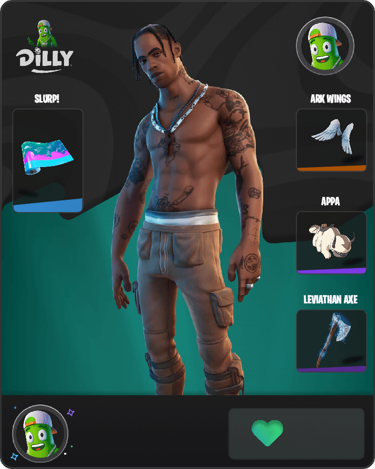 Travis Scott Fortnite combo