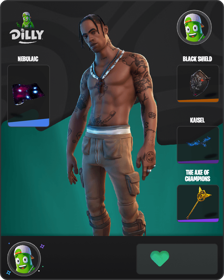 Travis Scott Fortnite combo
