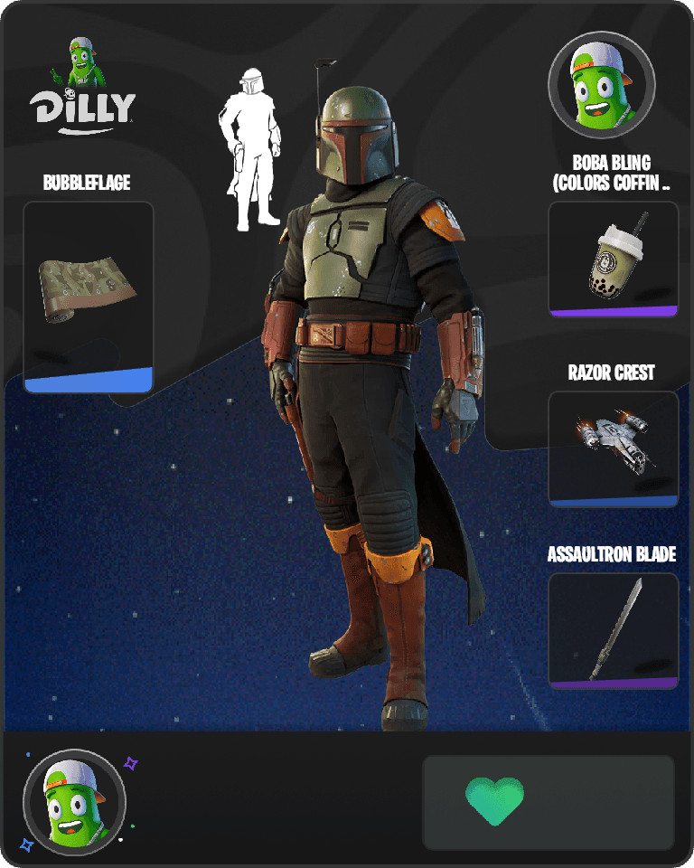 Boba Fett Fortnite combo