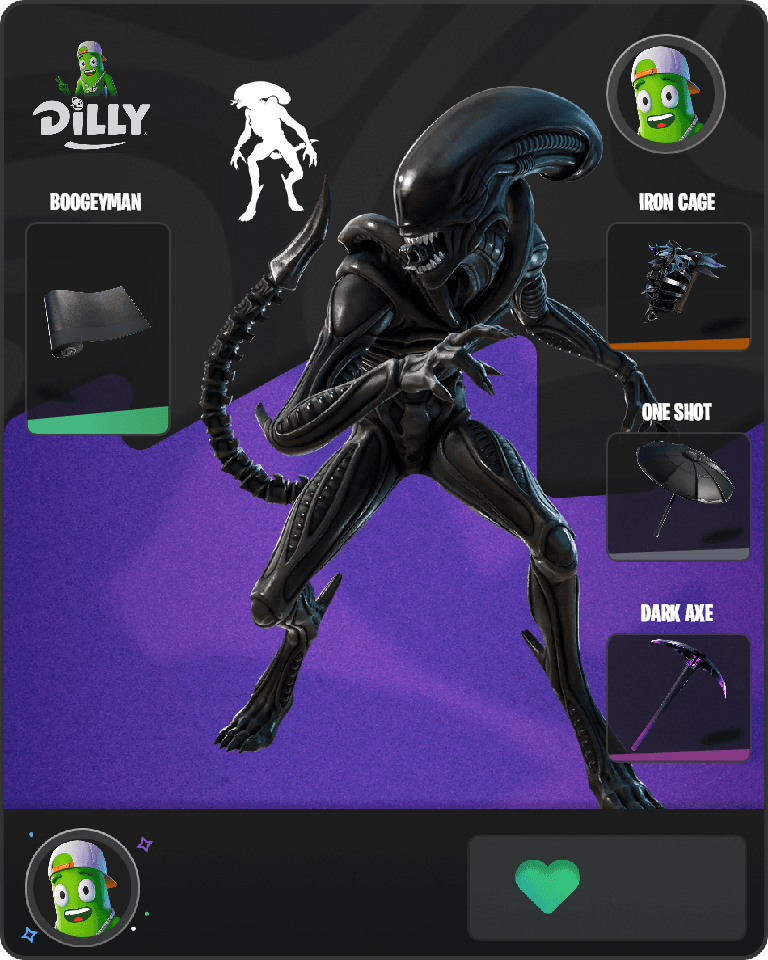 Xenomorph Fortnite combo