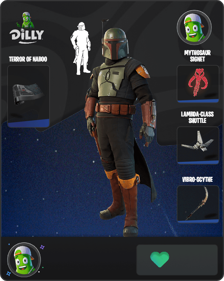 Boba Fett Fortnite combo