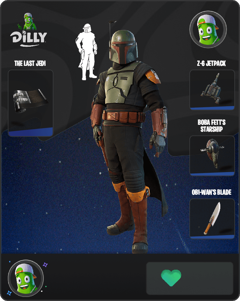 Boba Fett Fortnite combo