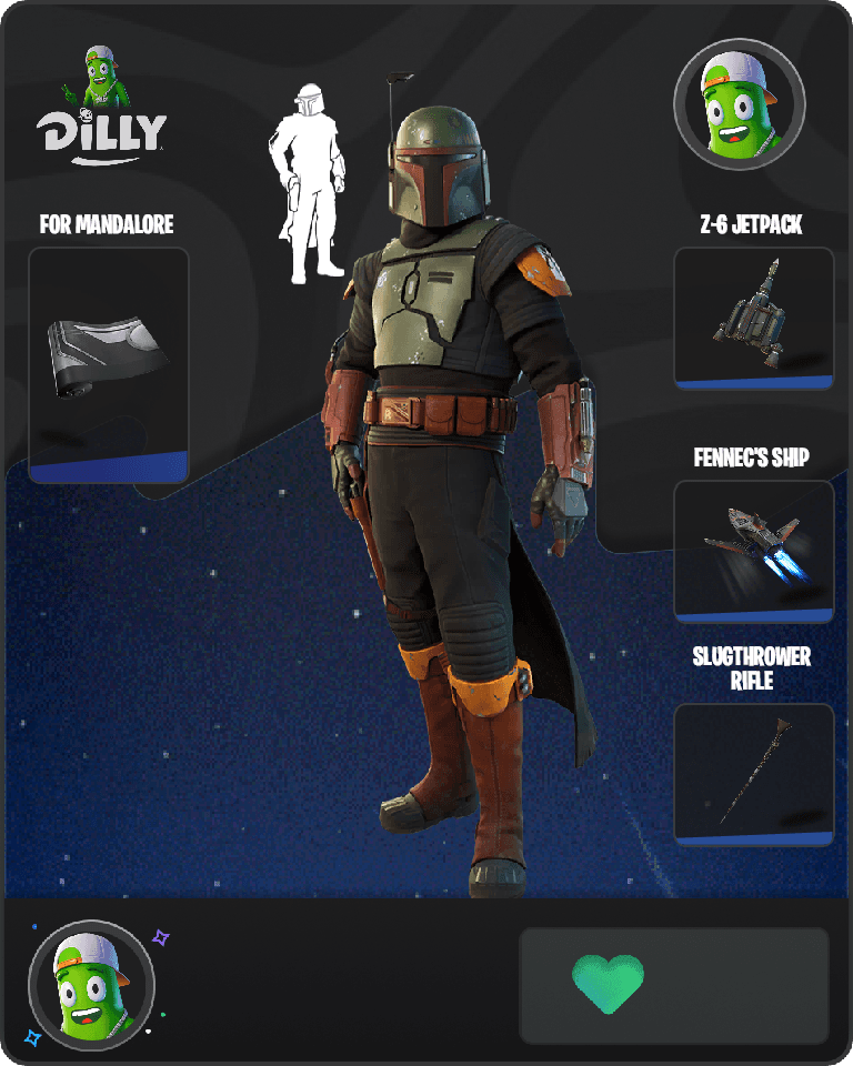 Boba Fett Fortnite combo