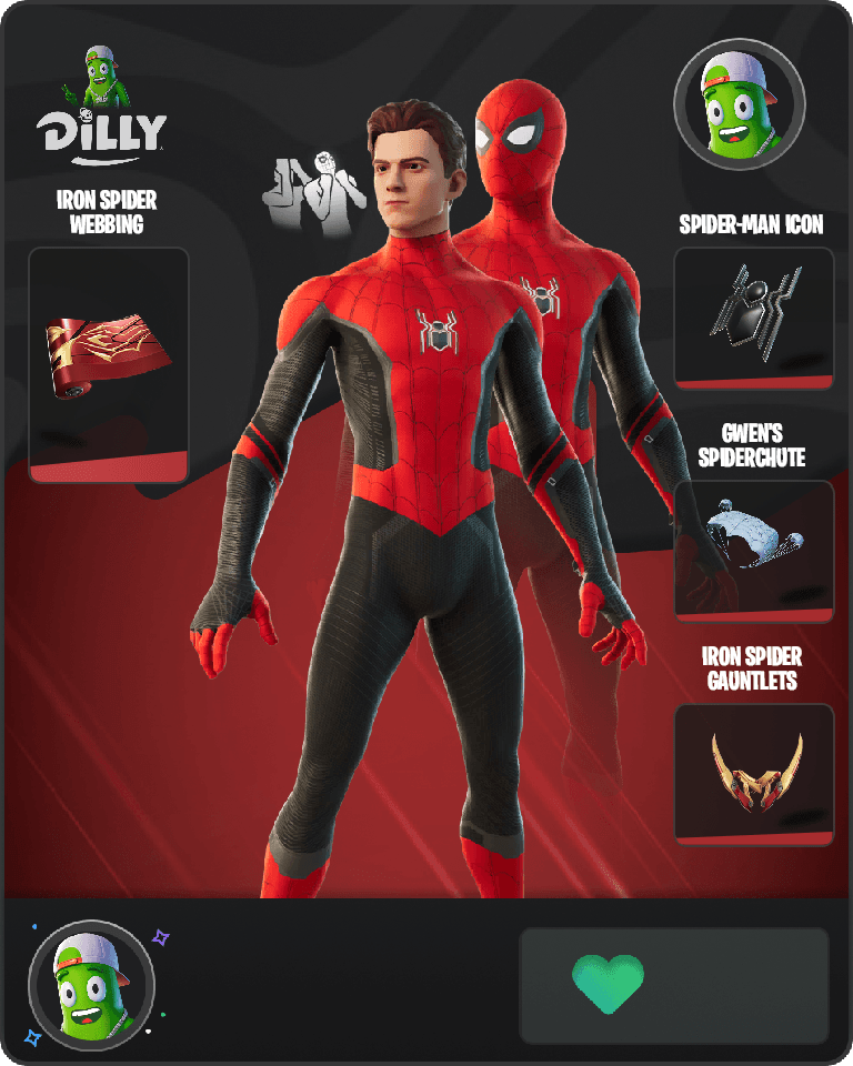 Spider-Man (No Way Home) Fortnite combo