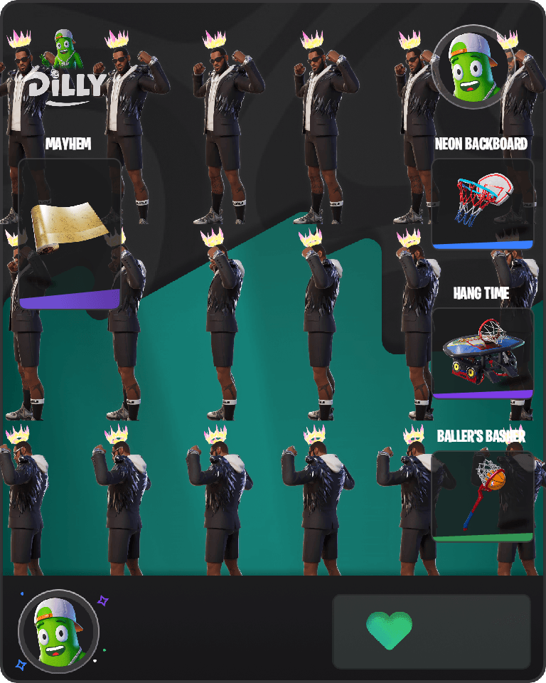LeBron James Fortnite combo