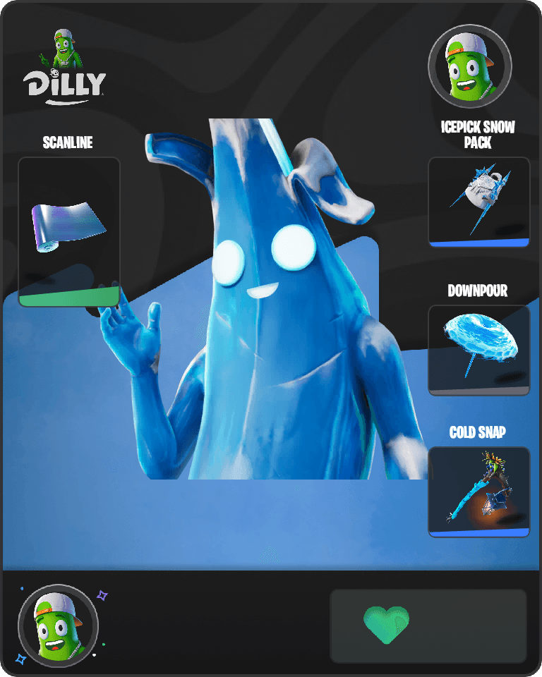 Polar Peely Fortnite combo