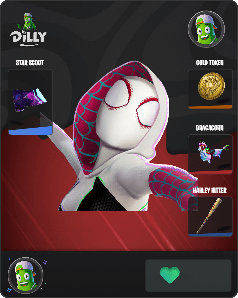 Spider-Gwen Fortnite combo