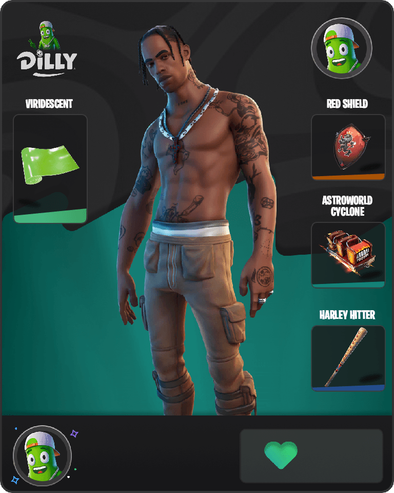 Travis Scott Fortnite combo