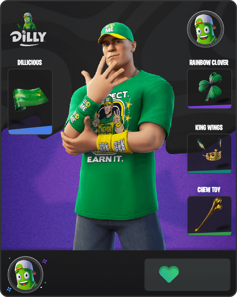 John Cena Fortnite combo